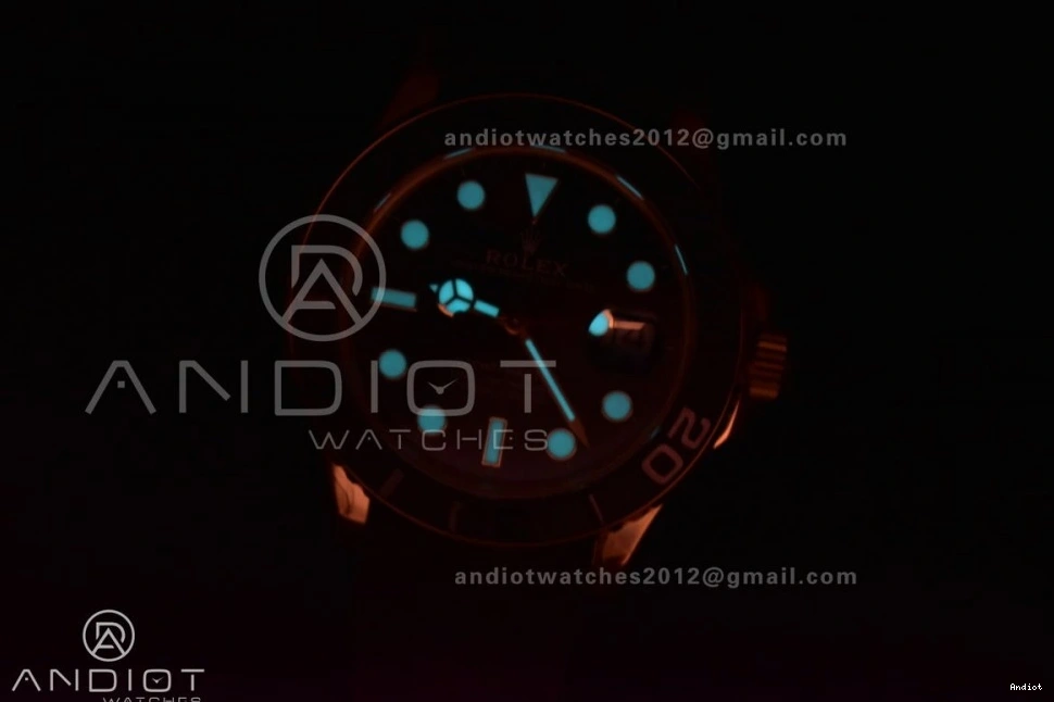 Black Ceramic 1:1 on 3D Edition Best Rubber Strap Yacht-Master VSF VS3235 42mm Black Bezel 226658 0410